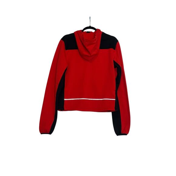 Bontrager Nicolet red black zipper athletic hoodie jacket size Small - Picture 6 of 9